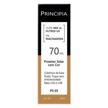 Imagem de Protetor Solar Facial Principia FPS 70 PS-05 Cor 4.0 30ml