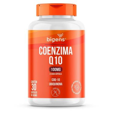 Imagem de Coenzima Q10 100mg Coq-10 Ubiquinona 30 Caps - Bigens-Unissex