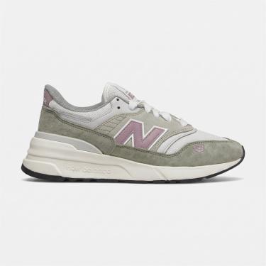 Imagem de Tênis New Balance 997R Verde e Off White-Unissex