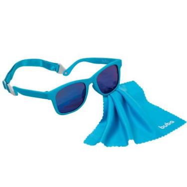 Imagem de Óculos De Sol Bebê Com Alça Ajustável Proteção Uva Uvb Buba, Azul