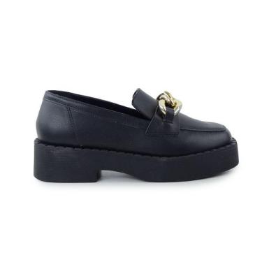 Imagem de Sapato Feminino Azillê Oxford Preto - 50280, 35