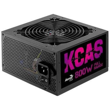 Imagem de Fonte KCAS 800W 80 Plus Bronze não-modular PFC Ativo bivolt automática