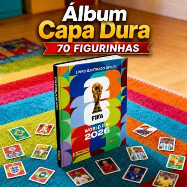 Imagem de Kit Album Copa Do Mundo Fifa 2026 Capa Dura + 70 Figurinhas - Panini