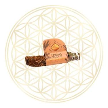 Imagem de Atado de Ervas Sahumo Para Defumação Sagrada Madre, Mirra e Palo Santo