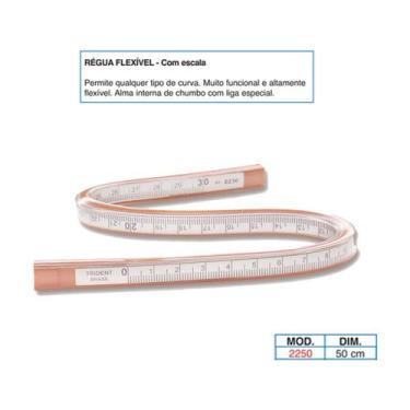 Imagem de Régua Flexível com Escala 50 cm Trident 2250
