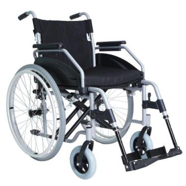 Imagem de Cadeira de Rodas Aluminio Dobravel 150kg com Assento 44cm - HIDROLIGHT