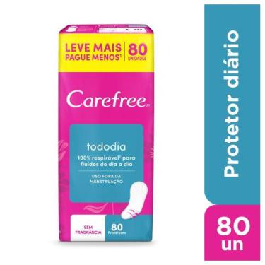 Imagem de Protetor Diário Carefree Todo Dia Johnson & Johnson Sem Perfume Femini