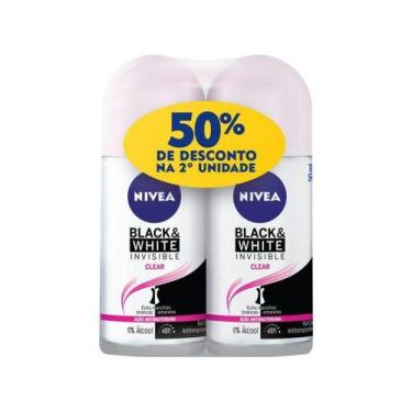 Imagem de Desodorante Antitranspirante Roll On Nivea - Black & White Invisible C