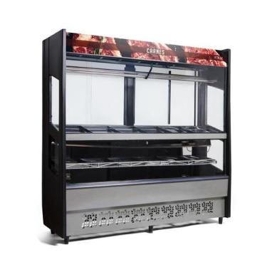 Imagem de Balcão De Açougue Vertical 2,00M Preto Polar PEVA-200 220v - Polar Ref