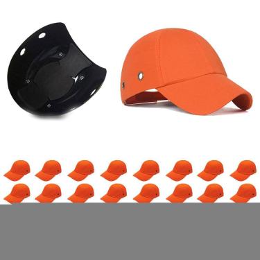 Imagem de Bone com Capacete Seguranca EPI Kit 19 Uni Obra Reparo Casquete Construcao Oficina Trabalho Protecao Resistente