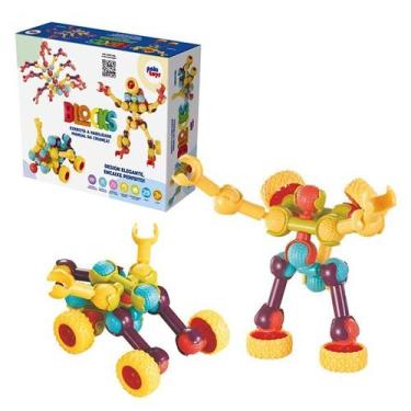 Imagem de Blocks Car Blocos De Montar Monte Bonecos Carros Articulados - Pakitoy