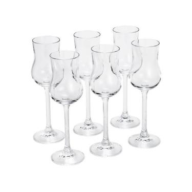 Imagem de Jogo 6 Taças Grappa 85ml Cristal Ecológico Bohemia - ROJEMAC