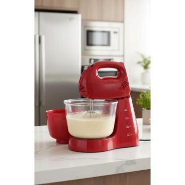 Imagem de 2x Batedeira Inox Red 500W 4Vel. 2 Tigelas 4L+2.3L 60Hz - Congratulati