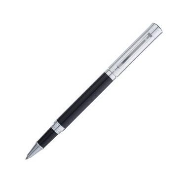 Imagem de Caneta Crown Personalizada Metal Jazz Roller Preta