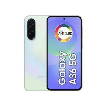 Imagem de Smartphone Samsung Galaxy A36 5G Verde 128GB 6GB RAM - Tela Super AMOLED 6,7" - Câmera Tripla até 50MP