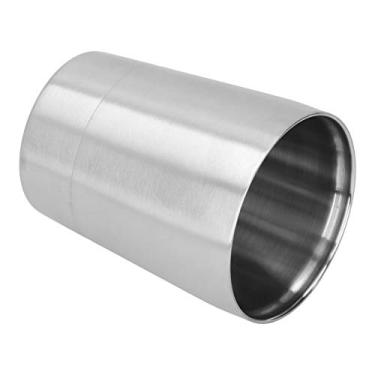 Imagem de Copo de Cerveja Aço Inoxidável Água Chá Leite Copos Café Canecas Para Acampar Piquenique Churrasco 260ml