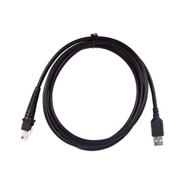 Imagem de Cabo USB para scanner de códigos de barras Datalogic D100 GD4130 QD2130 GD4430 QW2120 QD2100 6ft Straight