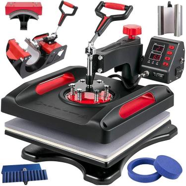 Imagem de Prensa Térmica 10 Em 1 29X38Cm Sublimação Multifuncional