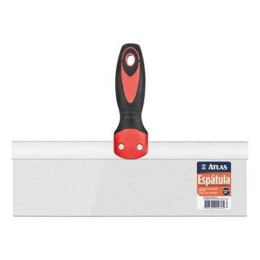 Imagem de ESPATULA RETANGULAR DRYWALL MASSA CORRIDA INOX 12" 30CM ATLAS PRO AT6455/12
