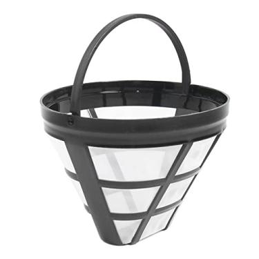 Imagem de Cestlaive (Pacote com 4) Filtro de cesta de café de substituição reutilizável com cone nº 4 compatível com filtros Cuisinart, Ninja Coffee Bar, serve na maioria das máquinas de café de 8 a 12 xícaras, sem BPA