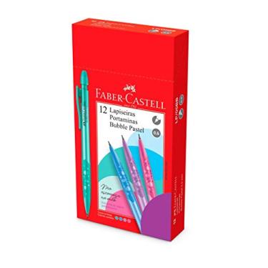 Imagem de Lapiseira Bubble Pastel Mix 0.5mm, Faber-Castell, LP/05BB, 12 unidades