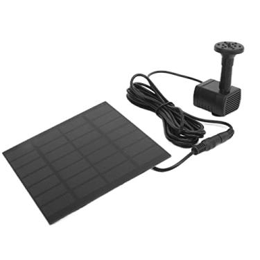 Imagem de bomba de fonte solar,Fonte flutuante de bomba de ¨¢gua solar, aspersor flutuante de ¨¢gua motorizada, 3 bicos para banho de p¨¢ssaros, tanque de peixes, lagoa ou decora??o de jardim, 3 bicos de asp
