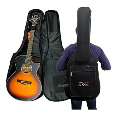 Imagem de Pci Eletro Capa de Violão Folk Super Luxo Qualidade Profissional