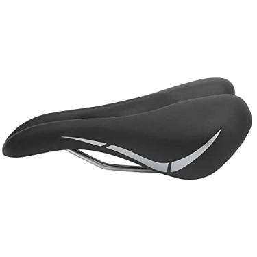 Imagem de VGEBY Assento de bicicleta, confortável, impermeável, vazado, respirável, macio, elástico, bicicleta, selim de bicicleta, acessório para bicicletas de estrada, bicicletas ao