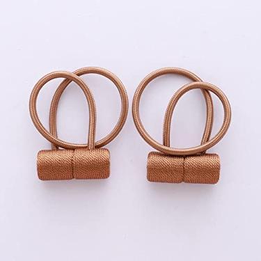 Imagem de Cinta de cortina de fivela magnética cilíndrica simples criativa fivela magnética fivela magnética cortina tiebacks suportes de cortina, T11,2 PCS