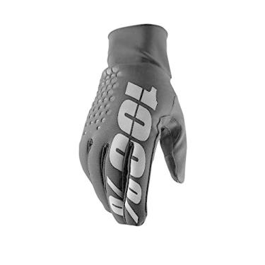 Imagem de 100% HYDROMATIC BRISKER Luvas de motocross e snowmobile para clima frio - Equipamento de proteção MX e Powersport Racing resistente à água quente (C - Preto)