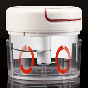 Imagem de Processador De Alimento Manual Triturador Com 2 Lâminas Mini