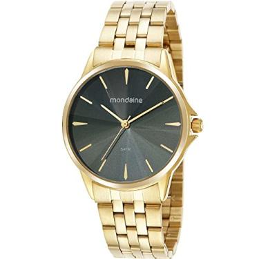 Imagem de Relógio Mondaine Feminino 32423LPMVDE1 Dourado F Verde