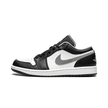 Imagem de T nis masculino Jordan Air Jordan 1 Low 553558 040 preto/cinza part cula - Tamanho, Preto/cinza e branco, 7.5