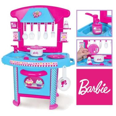 Imagem de Cozinha Da Barbie Completa Infantil Com Acessórios Cotiplas 2228 - Cot