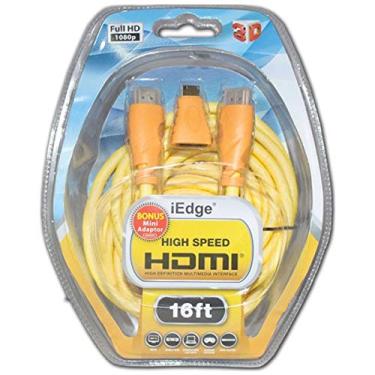 Imagem de Cabo Hardline HDMI 5,0MTS e Mini Adaptador Blister Roxo