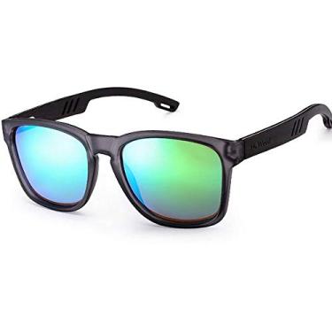 Imagem de Óculos de Sol Masculino Design de Madeira HU WOOD Polarizados UV400 (C4)