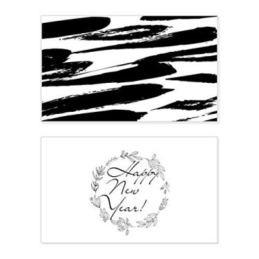 Imagem de Textura de pintura chinesa de pincel, ano novo, festival, cartão de felicitações, mensagem de abençoamento presente