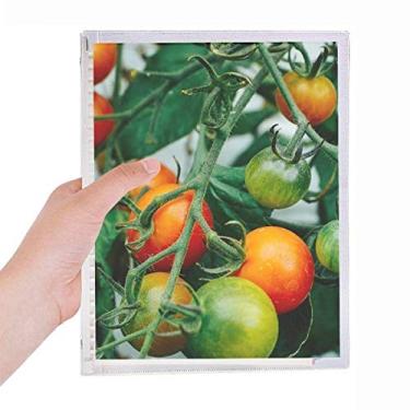 Imagem de Caderno com imagem de árvore de frutas frescas e temperadas, diário de folhas soltas recarregável