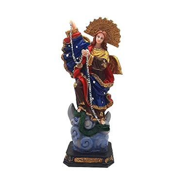 Imagem de Estatua Resina Decoração Imagem de Nossa Senhora do Apocalipse 20 cm