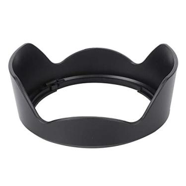 Imagem de Naroote Para-sol de câmera EW‑73C para-sol de lente de câmera preto durável, evitando danos acidentais para lente de câmera EF‑S 10-18 mm f/4.5-5.6