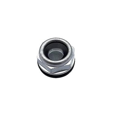 Imagem de Flyshop Encaixes de compressor de ar de liga de alumínio rosqueado macho vidro de visão nível de óleo, G3/8", 1 peça