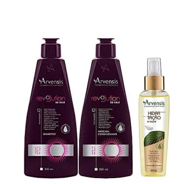 Imagem de Kit Arvensis Revolution BB Hair Hidratação Intensiva (03 Produtos)