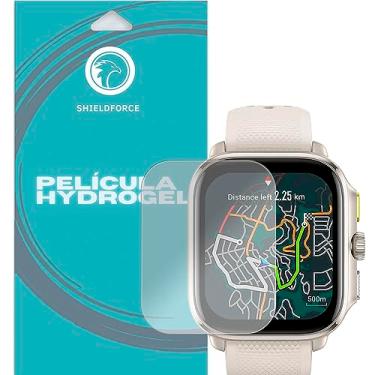 Imagem de Película Amazfit Cheetah Square Shieldforce Hydrogel Cobertura Total (3x tela)