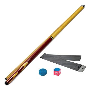 Imagem de Taco de Sinuca Desmontável Punho Bordô Tacos Brasil