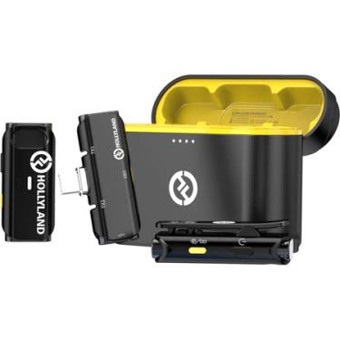 Imagem de Sistema Microfone Sem Fio Hollyland LARK C1 DUO Wireless 2 Pessoas Conector USB-C