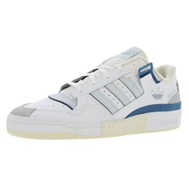 Imagem de adidas Tênis masculino Forum Low, Branco nuvem/tom celeste/branco creme, 45