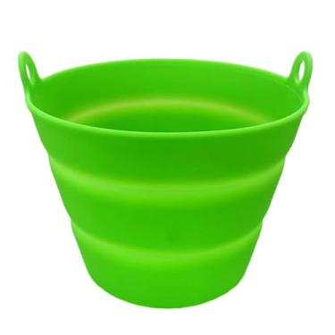 Imagem de ＡＷＨＡＯ Bandeja coletora de balde de graxa forro de silicone acessório de cozinha ao ar livre, Verde