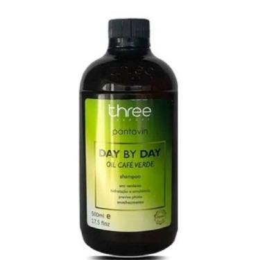Imagem de Shampoo Day By Day Pantovin Oil Café Verde 500ml  - Three Therapy Pant