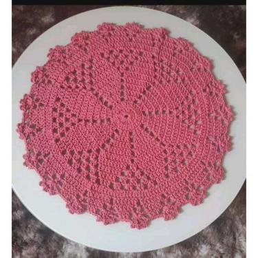 Imagem de toalhinha de crochê / centro de mesa de crochê / Sousplat em crochê /Decoração Casa, sala, cozinha