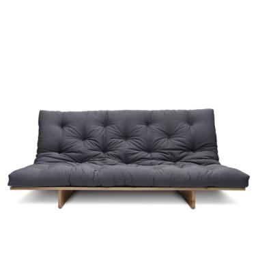 Imagem de Sofá-cama Futon Slim L 03 Lugares Cor Cinza